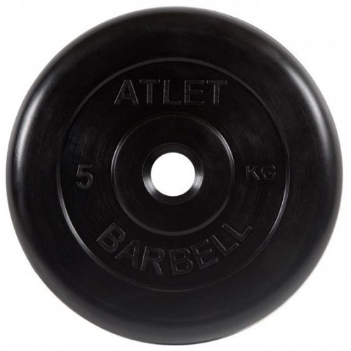Диск обрезиненный MB Barbell MB-AtletB26-5