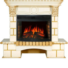 Камин ROYAL FLAME pierre luxe шампань под dioramic 25 fx слоновая кость с патиной 64907997 Камин ROYAL FLAME pierre luxe шампань под dioramic 25 fx слоновая кость с патиной 64907997