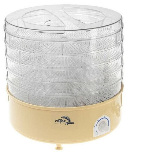 Сушилка для овощей РОТОР Дива СШ-007 с 5 прозрачными решетками
