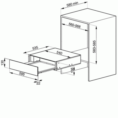 Подогреватель посуды SMEG ctp15-2