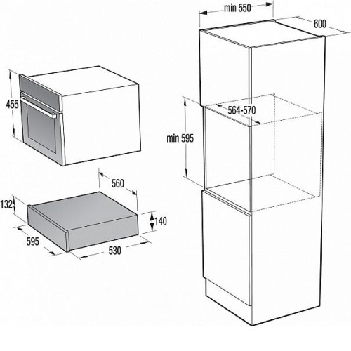 Шкаф для подогрева посуды Gorenje WD 1410 BG