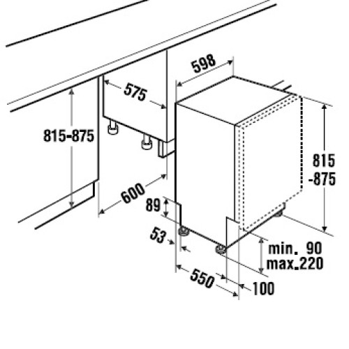 Посудомоечная машина KUPPERSBUSCH IGV 6405.0 (полностью интегрируемая)