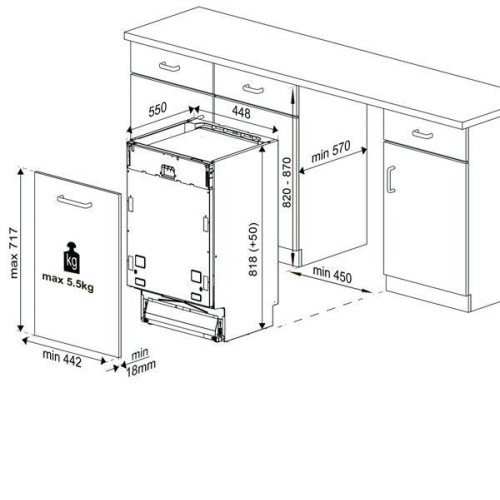 Посудомоечная машина BEKO DIS 26022