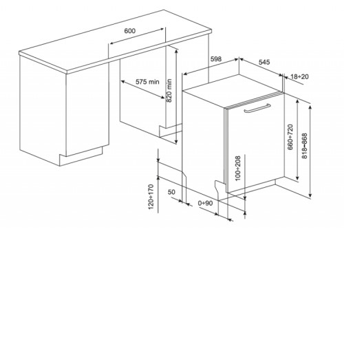 Посудомоечная машина KUPPERSBERG glf 689