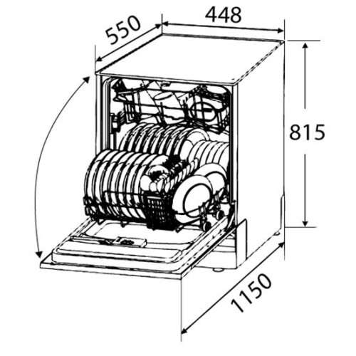 Посудомоечная машина ZIGMUND SHTAIN DW 129.4509 X