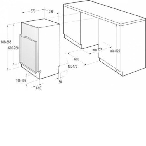 Посудомоечная машина GORENJE gv 65324 xv