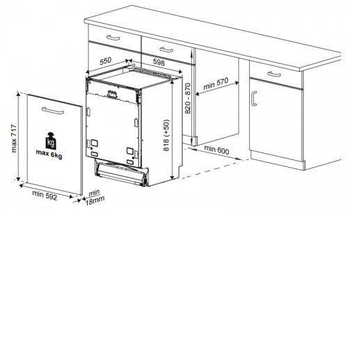 Посудомоечная машина BEKO DIN 25410