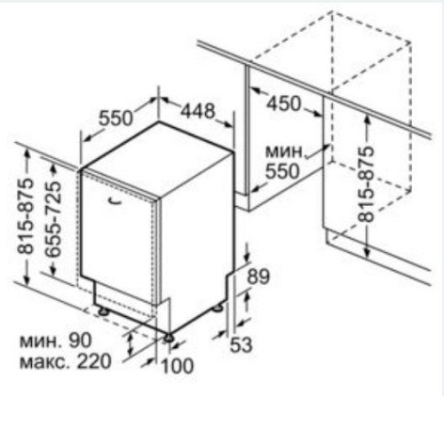 Посудомоечная машина Siemens SR 615 X 72 NR