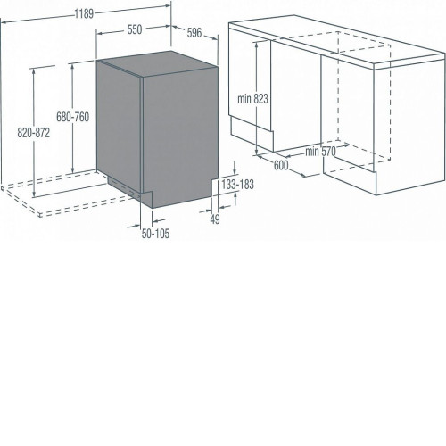 Посудомоечная машина Gorenje GDV 664 X