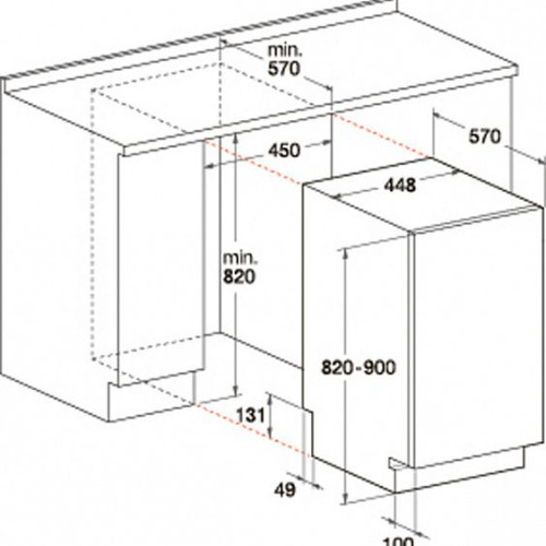 Посудомоечная машина HOTPOINT-ARISTON LSTF 7M019 C