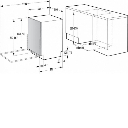 Посудомоечная машина GORENJE MGV6316