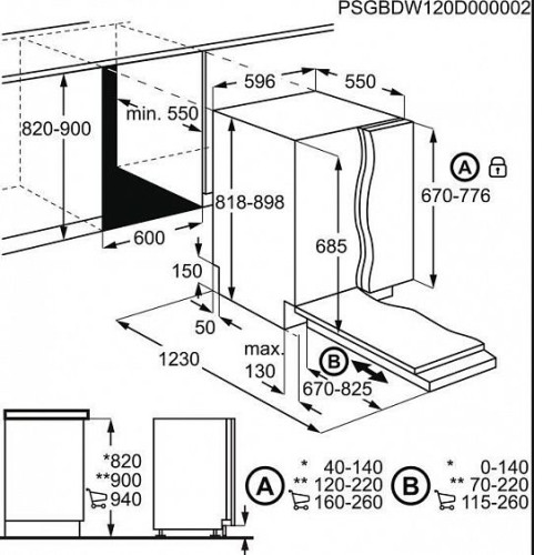 Посудомоечная машина AEG FSR 83707 P