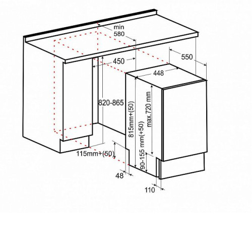 Посудомоечная машина EXITEQ EXDW-I403