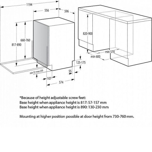 Посудомоечная машина GORENJE GV631D60