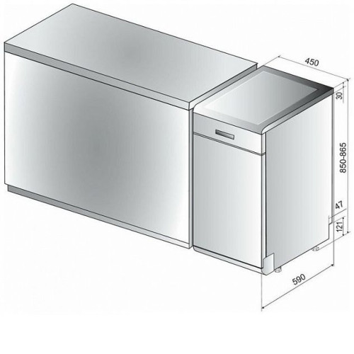 Посудомоечная машина HOTPOINT-ARISTON HSFO 3T235 WC