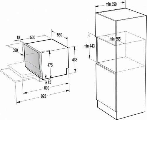 Встраиваемая посудомоечная машина GORENJE GVC63115
