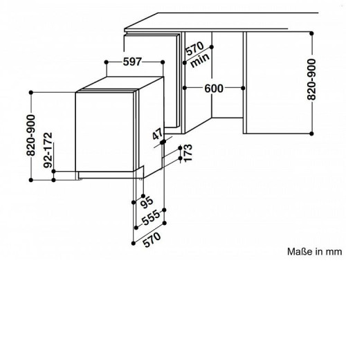 Встраиваемая посудомоечная машина WHIRLPOOL adg 6200