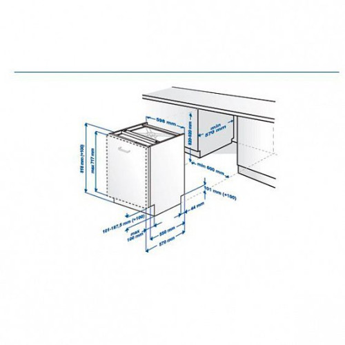 Посудомоечная машина BEKO DIN 28320