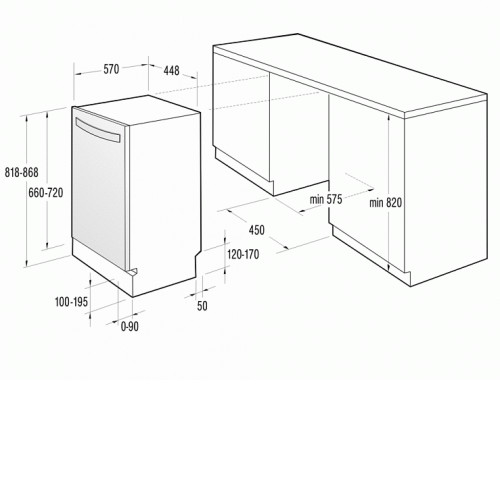 Посудомоечная машина GORENJE gv 53223