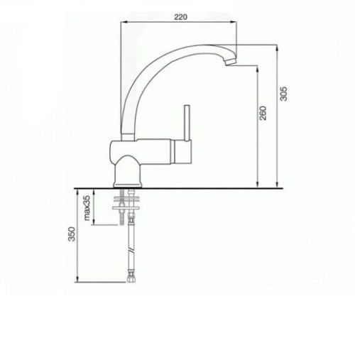 Смеситель Italmix INDUSTRIALE 0632 GREY (серый 03)