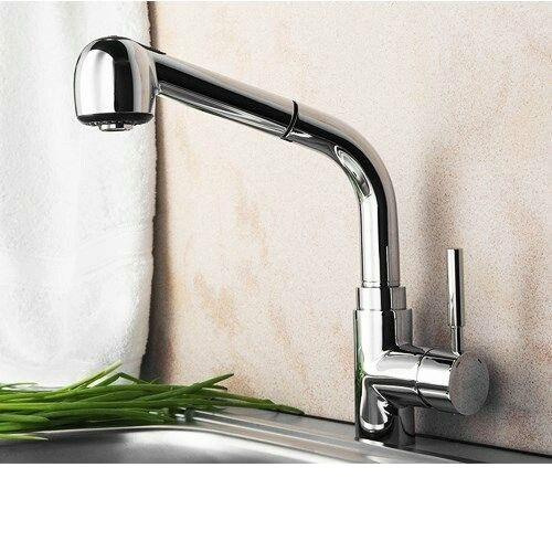 Смеситель WasserKraft Main 4166 с выдвижным изливом хром