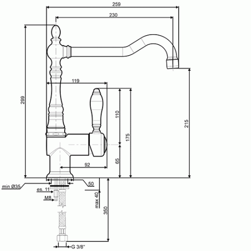 Смеситель SMEG MIR6RA-2