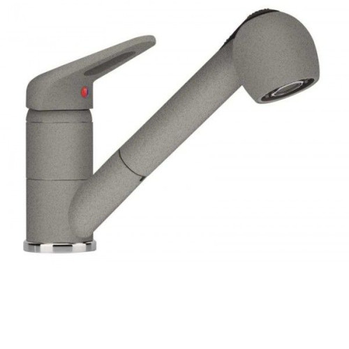 Смеситель FRANKE 115.0470.670 FRANKE NOVARA PLUS,серый,с выдвижным шлангом