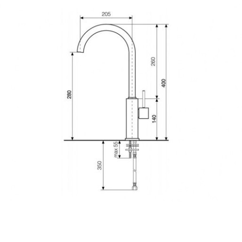 Смеситель Italmix Quadrus QS 1022 CHROME