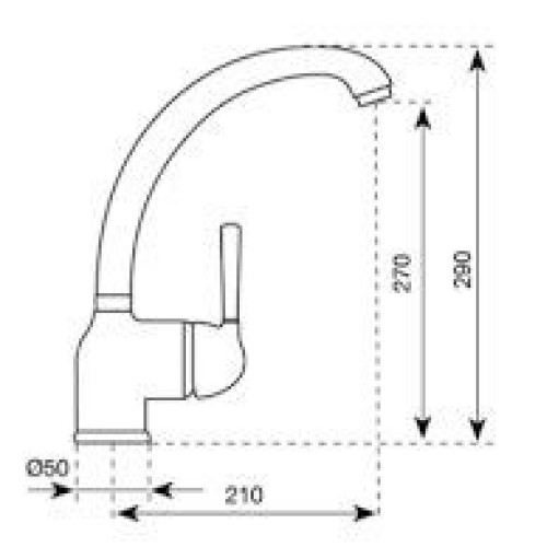 Смеситель KUPPERSBERG gus kg2511 white