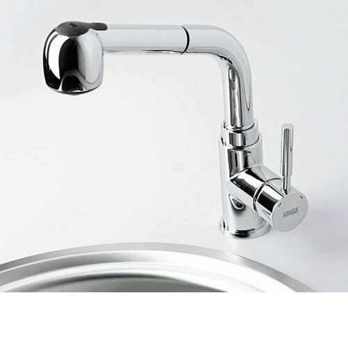 Смеситель WasserKraft Main 4166 с выдвижным изливом хром