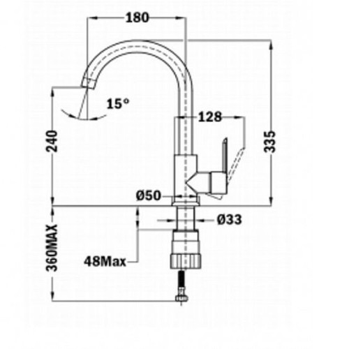 Смеситель TEKA IN 915 (539156200)