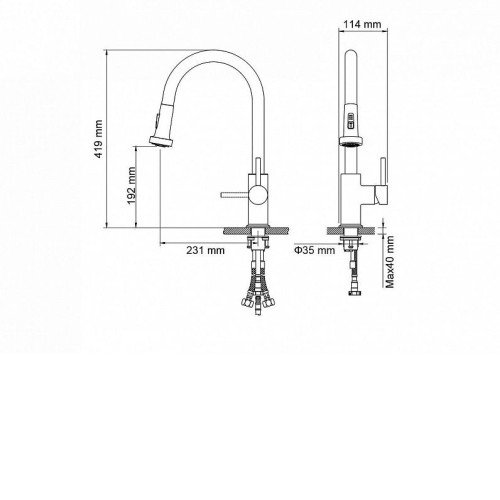 Смеситель Timo Saona 2316/00FL хром