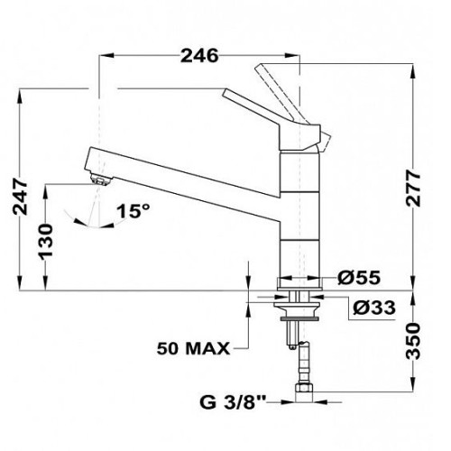 Смеситель TEKA INN 913 (116030015)