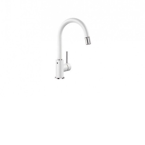 Смеситель для мойки BLANCO MIDA-S 521457 Silgranit белый