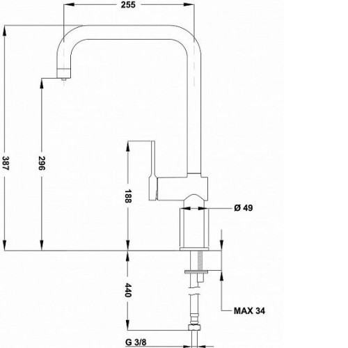 Смеситель TEKA E-Pure EP 915 (116080000)