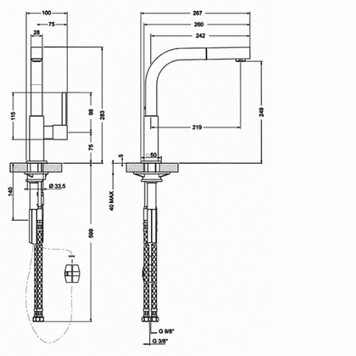 Смеситель SMEG mdq5-cr
