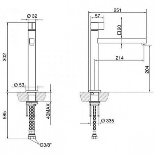 Смеситель SMEG ml19-cr
