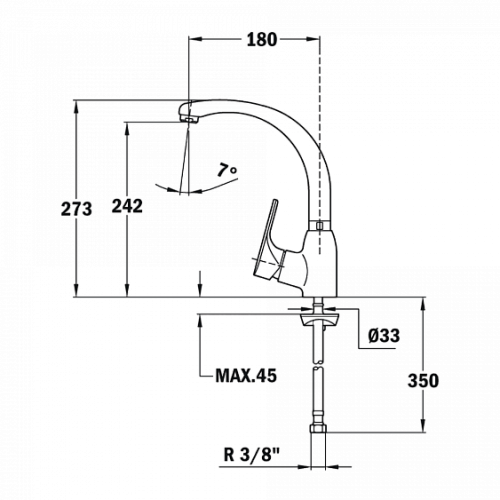 Смеситель TEKA mtp 915 хром (469150210)