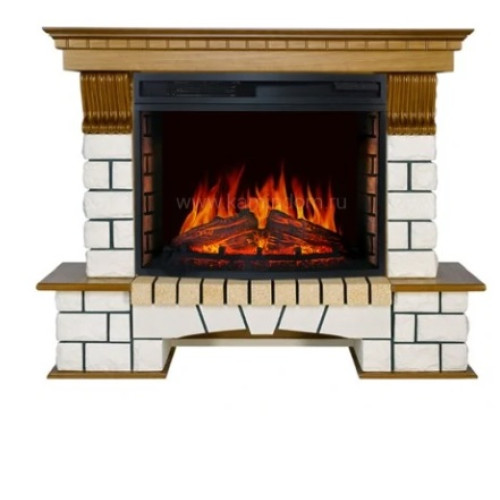Камин ROYAL FLAME pierre luxe под dioramic 28 (дуб)