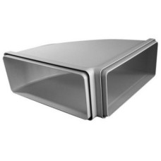 Воздуховод горизонтальный угловой FABER CRO90 220х90 мм (112.0459.455)