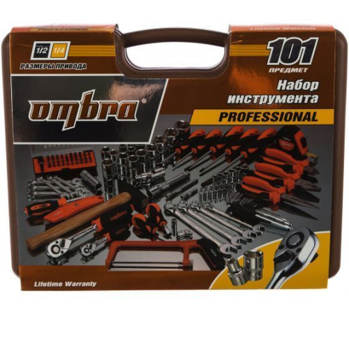 Набор инструментов Ombra OMT101S 1/4" и 1/2"DR