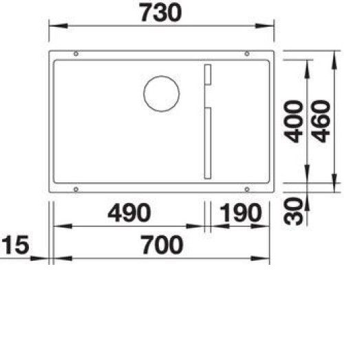 Кухонная мойка Blanco SUBLINE 700-U Level SILGRANIT серый беж с отв.арм. InFino (арт.523545)