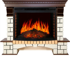 Камин ROYAL FLAME pierre luxe под dioramic 33 (темный дуб) Камин ROYAL FLAME pierre luxe под dioramic 33 (темный дуб)