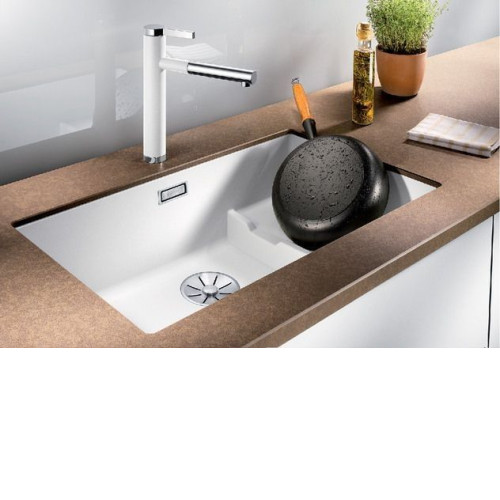 Кухонная мойка Blanco SUBLINE 700-U Level SILGRANIT серый беж с отв.арм. InFino (арт.523545)