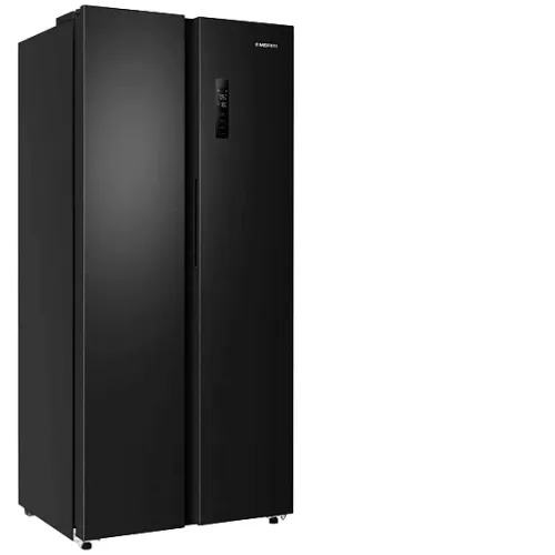 Холодильник MEFERI MFR83BLACK IX TOTAL NO FROST SIDE BY SIDE COMFORT