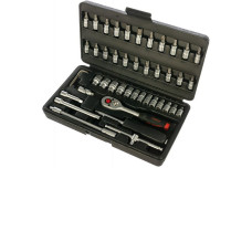 Набор инструмента Force 2462-7 1/4" с 6-гр "SL" головками 46пр.