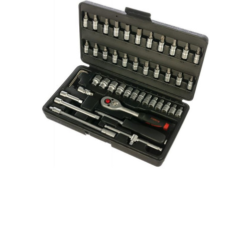 Набор инструмента Force 2462-7 1/4" с 6-гр "SL" головками 46пр.