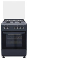 Газовая плита DELUXE 606040.24 004 гкр чр антрацит