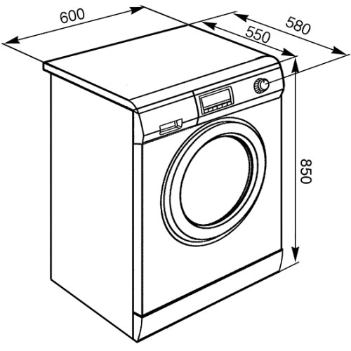 Стиральная машина SMEG SLB147X-2