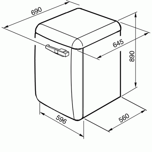Стиральная машина Smeg LBB14PB-2